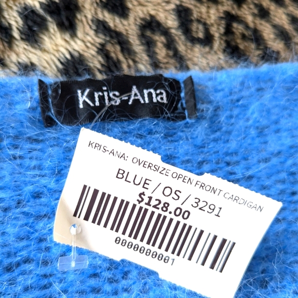 Kris-Ana Mohair oversized cardigan NWT - Picture 9 of 12